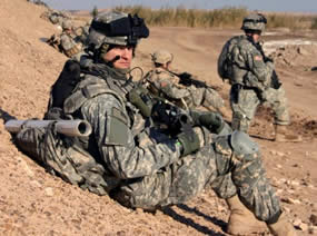 US Soldiers in Military Training Photo